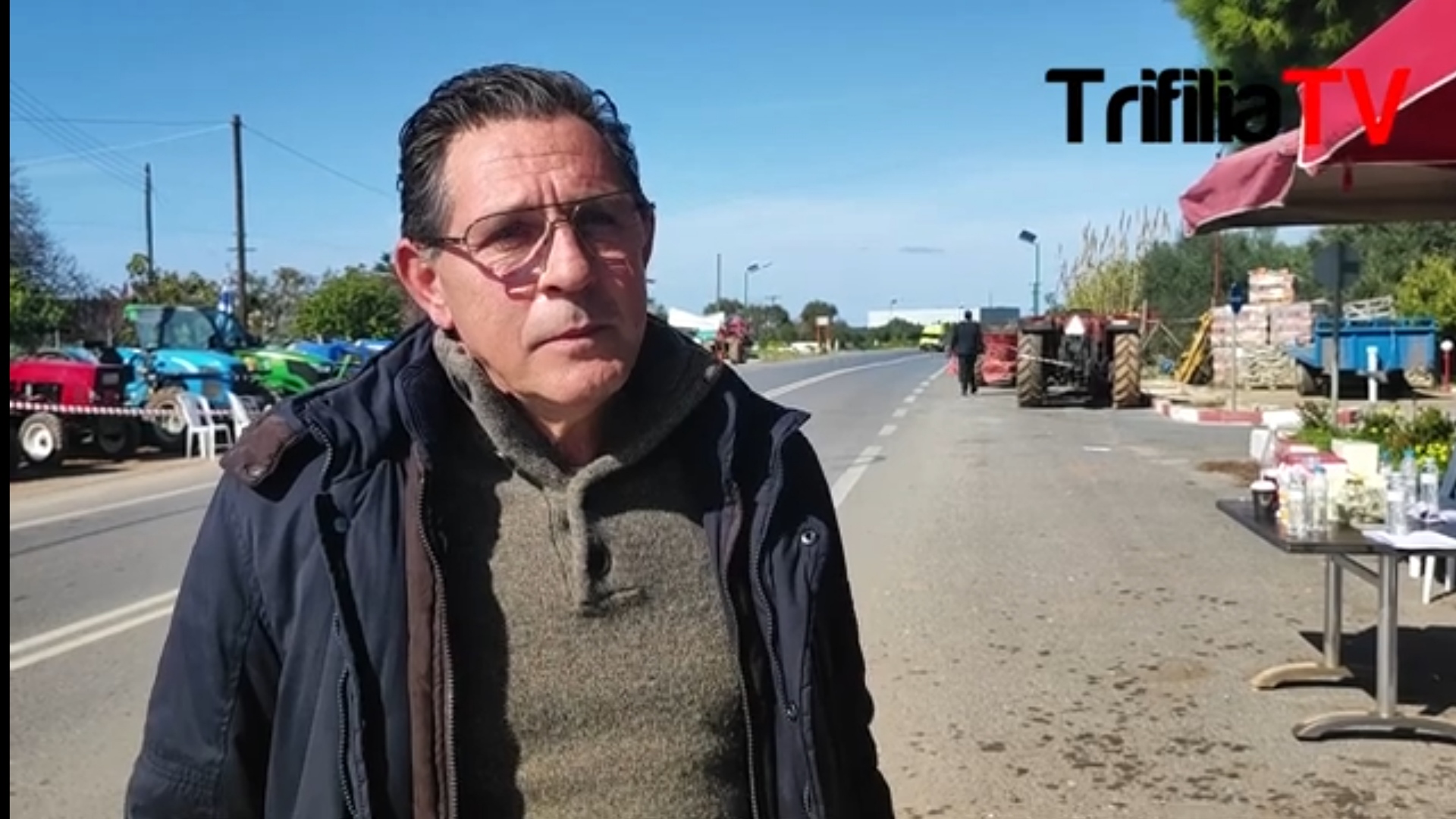 You are currently viewing Συνέντευξη του Αγγελή Κοροβίλα, προέδρου του Αγροτ. Συλλ. Φιλιατρών στο TTV(video)