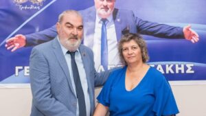 Read more about the article Η Πηνειώ Τσοπελογιάννη υποψήφια με τον Γιώργο Λεβεντάκη