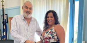 Read more about the article Κυπαρίσσια: Η Ειρήνη- Γεωργία Κατσαργύρη υποψήφια με τον Γιώργο Λεβεντάκη