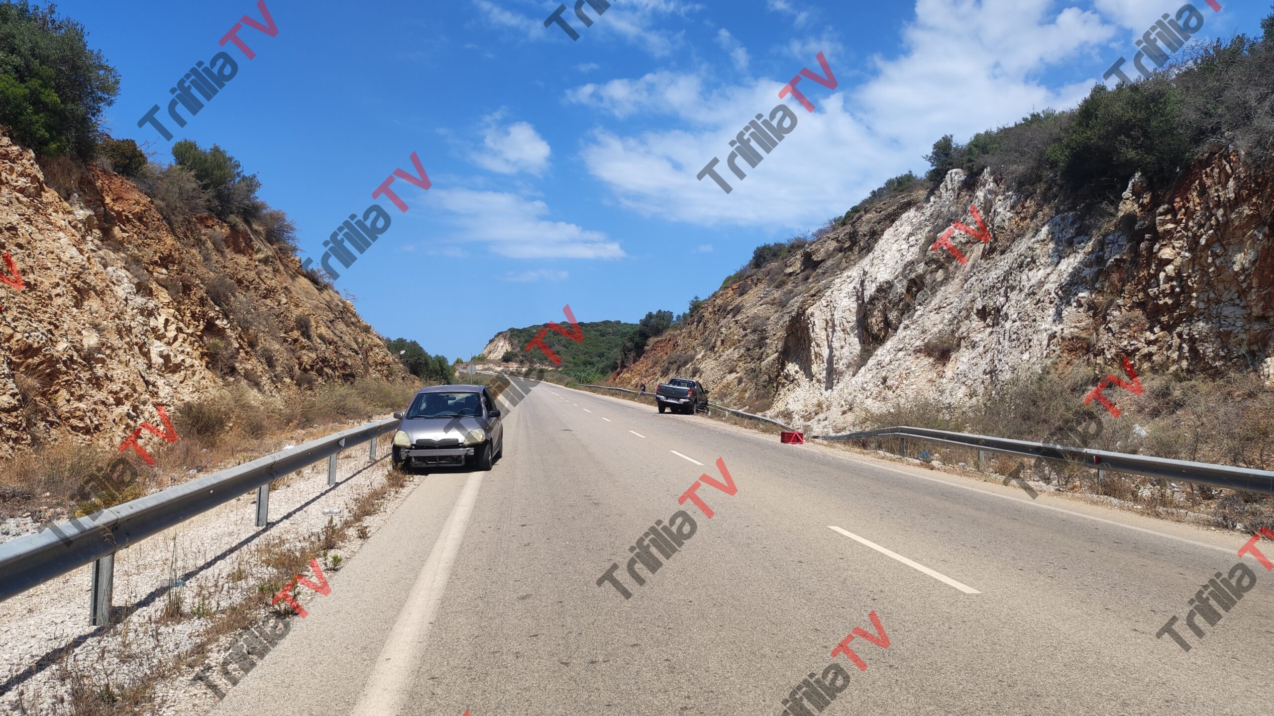 You are currently viewing Σφοδρή σύγκρουση ακινήτων στην εθνική οδό Γαργαλιάνων – Ρωμανού