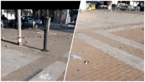 Read more about the article Γαργαλιάνοι: “Βομβαρδισμένη” πλατεία αφήνουν κάθε πρωί οι εργάτες γης