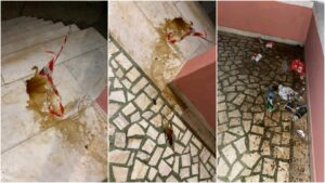 Read more about the article Γαργαλιάνοι: Εικόνες ντροπής στην προεξοχή της δημοτικής βιβλιοθήκης