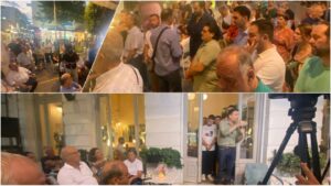 Read more about the article Το κάλεσμα σε φίλους για καφέ του Δούκα στη Καλαμάτα, εξελίχθηκε σε πολιτική συγκέντρωση